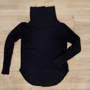 TNA Charcoal Ribbed Turtleneck